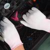 Xinyuechanghui PU-Coated Finger Gloves, 10 Pairs/pack, Labor Protection Gloves, Nylon Dipped Gloves, Non-Slip Work Protective Gloves B11406