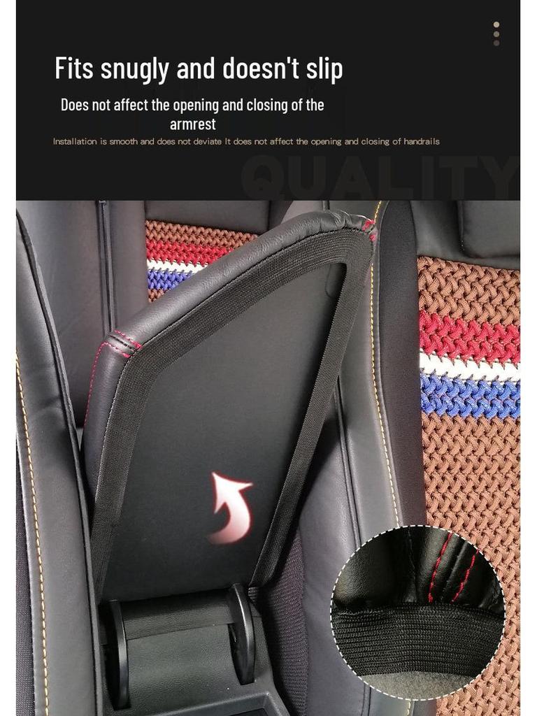 Совместимая кожаная накладка на подлокотник для Volkswagen Bora Legend с наклонной головкой 2019-2021 годов