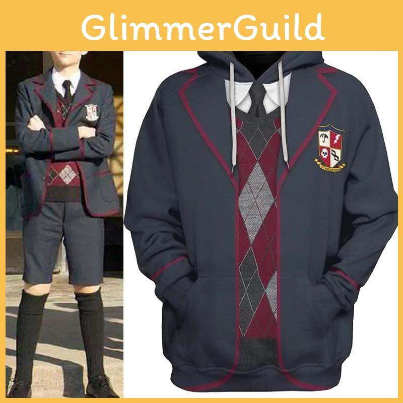 Костюм Академии Амбрелла Куртка с капюшоном Мягкий и удобный пуловер-свитшот