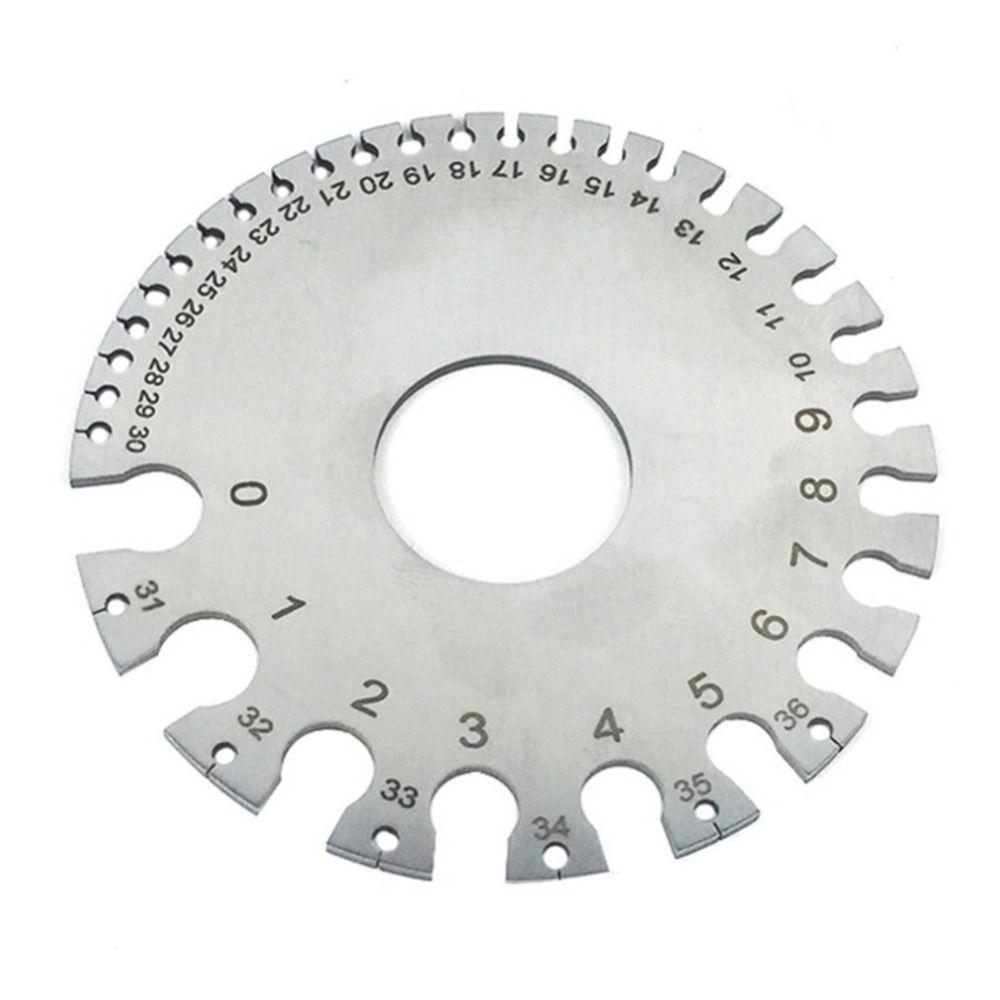 Инспекционный инструмент Измеритель диаметра Инструмент Измеритель толщины Сварочная линейка Калибр для проволоки Сварочный калибр Линейка для измерения толщины