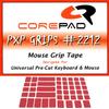 Универсальная лента для захвата клавиатуры и мыши Corepad PXP Grips для клавиатуры и мыши, предварительно вырезаемая & & [] (красный)