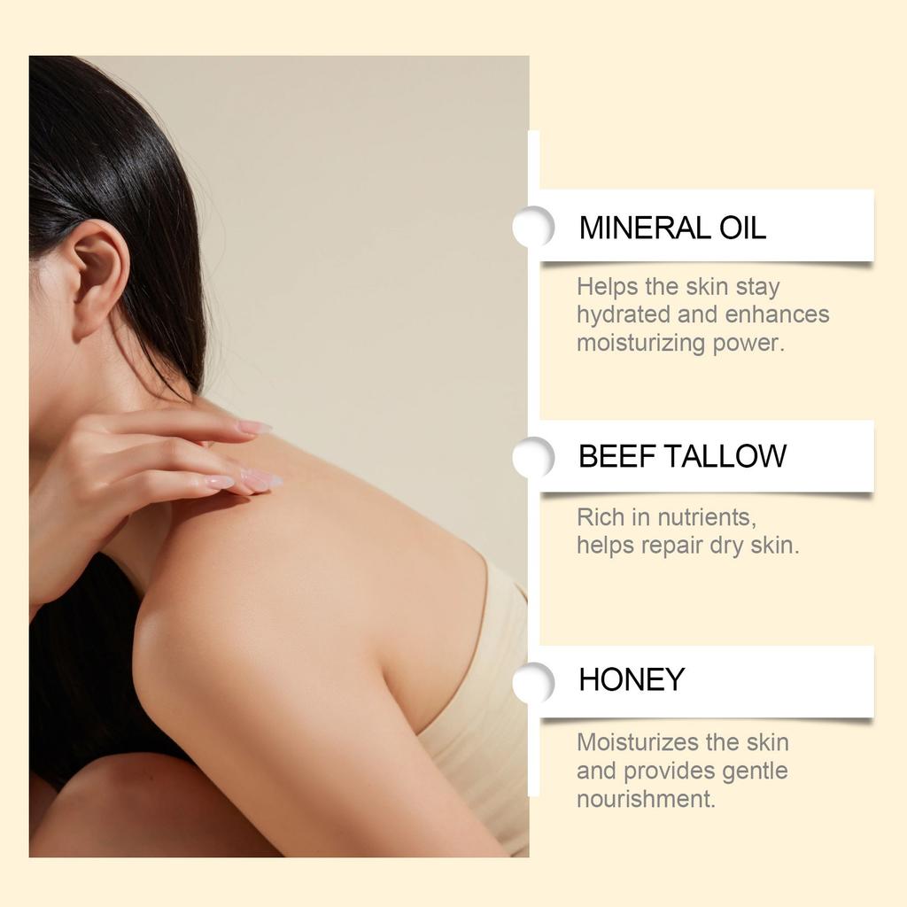 Говяжий жир в палочке Говяжий жир для кожи без запаха Органический говяжий жир Blam Grass Fed Finished Whipped Tallow Face Cream Moisturizer Bod 30g