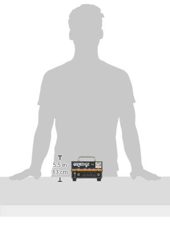 Гибридный гитарный усилитель ORANGE Micro Dark 20 Valve, гитарный усилитель MICRO DARK 20, черный