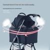Lightweight Folding Pet Stroller for Small Dogs and Cats