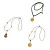 Zinc Zinc Alloy Pendant Pearl Beaded Necklaces Lucky Bag Vintage Sweater Chain  Cheongsam