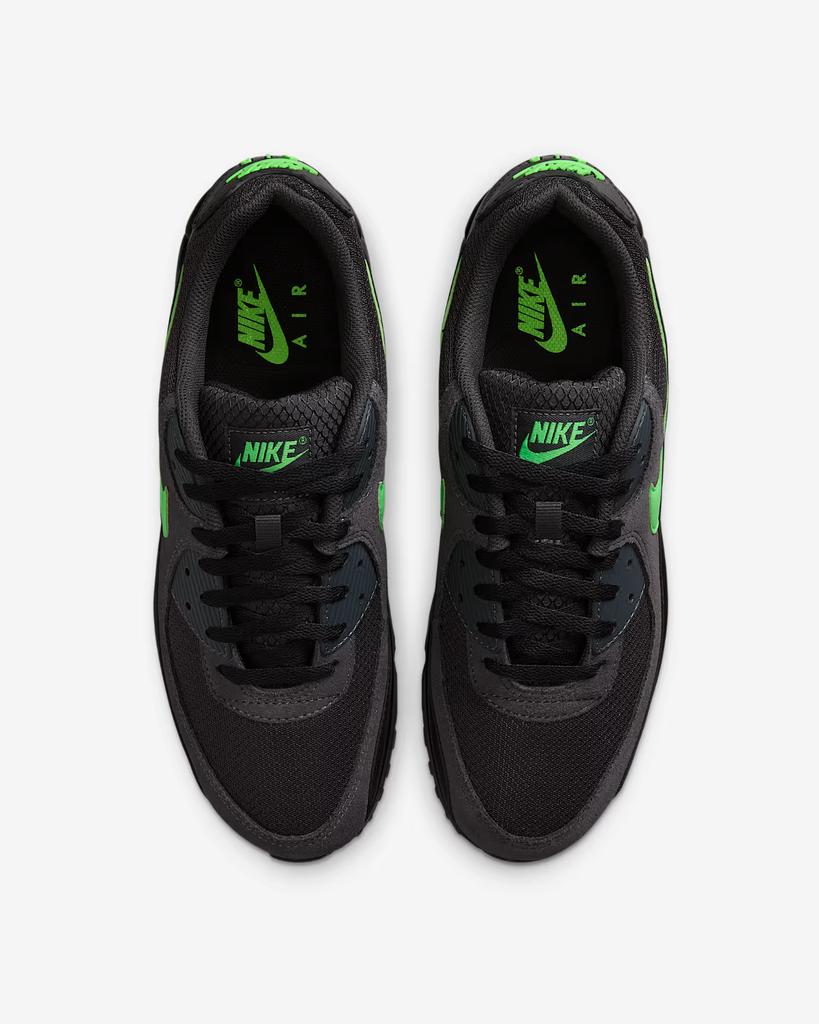 DM0029-015 Nike Air Max 90 Антрацит Черный Зеленый Удар (Мужской)