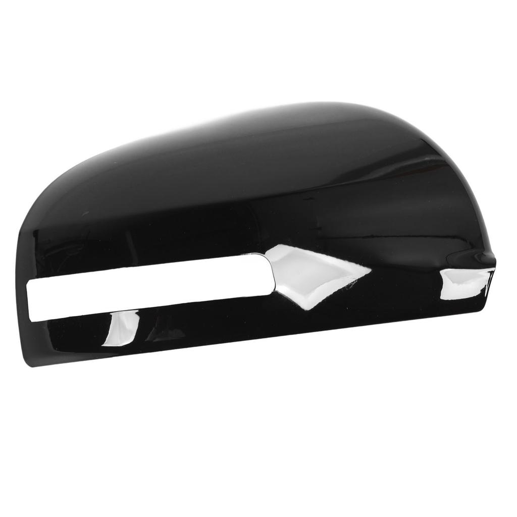 Rearview Mirror Cap High Strength Gloss Black Door Mirror Cover Replacement for Mitsubishi