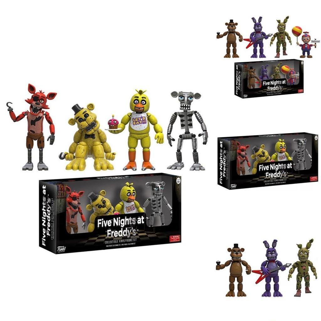 Высококачественные 4 шт. Фигурки Действия Five Nights At Freddy's с Яркими Деталями и Прочного ПВХ