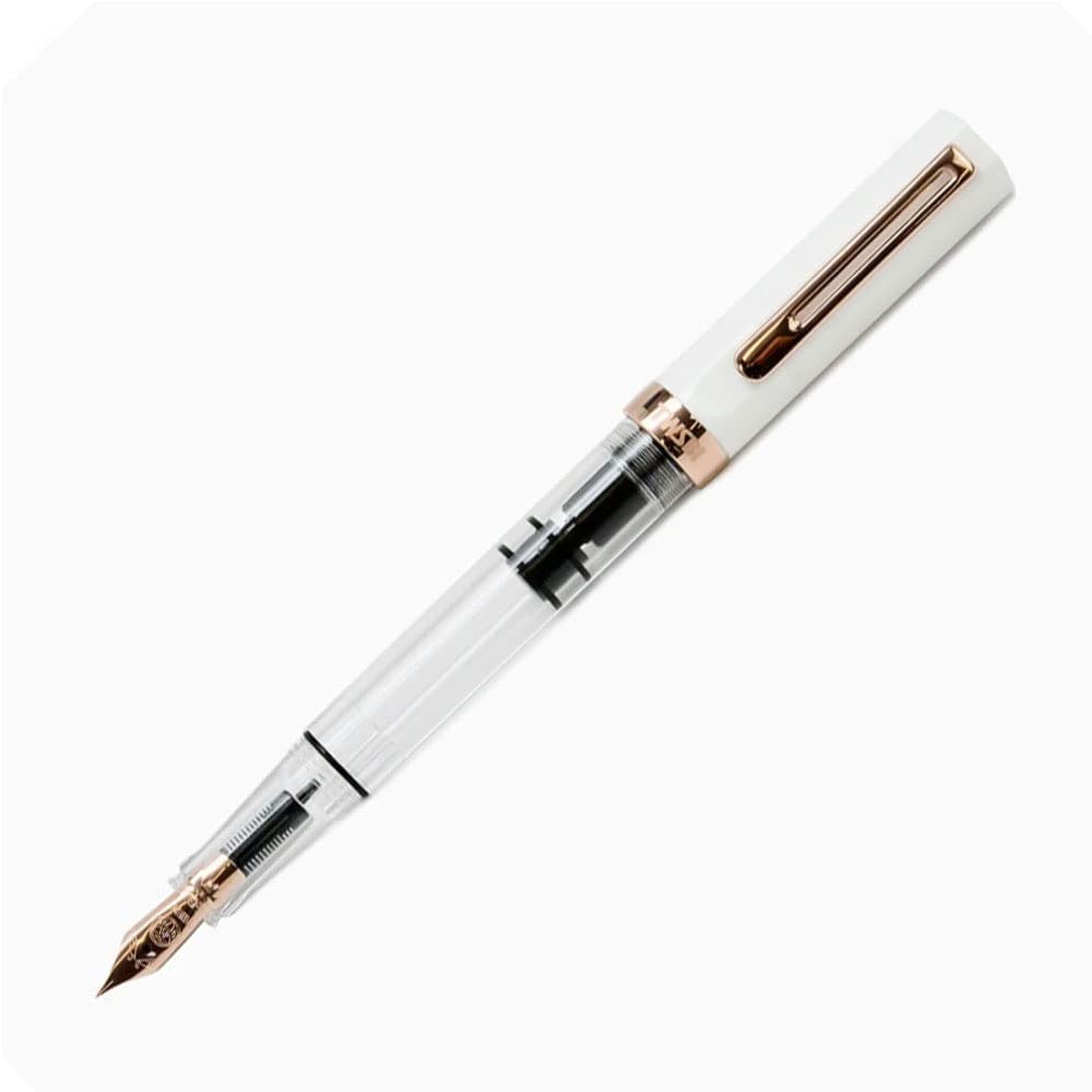 Перьевая ручка Twisbee Eco White Rose Gold Medium Point TW100098