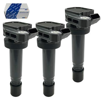 GzYcsFocusqp [Набор из 3 шт.] 90048-52125 Катушка зажигания, 3-контактная, для Daihatsu Tanto Direct Drive/Mira Gino S200, S210, S320, S330, L350, L360 (90048-52126)