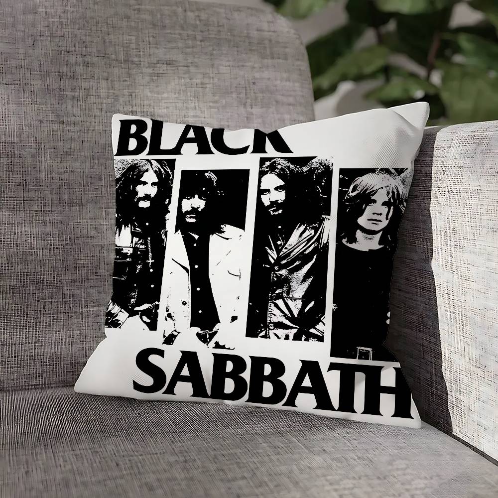 B-Black S-Sabbath Ozzy Наволочка Для Декора Дивана Автомобиля Офиса Комнаты Печатная Наволочка Декорации и Защита
