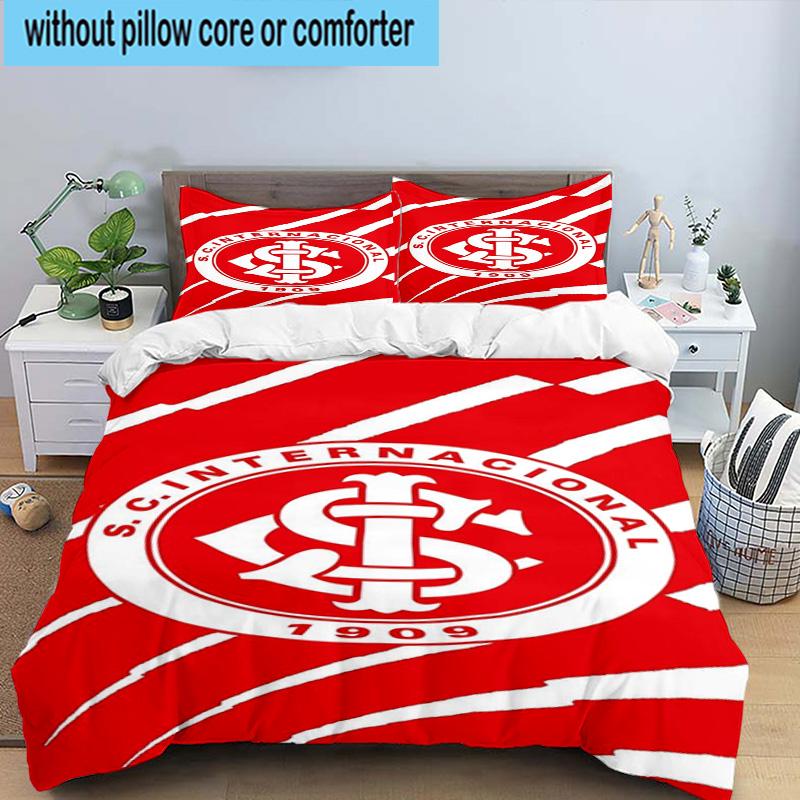 3pcs SC Internacional1 Printed Bedding Set Duvet Cover Closure Includes 1 Duvet Cover & 2 Pillowcases Bedding Sets Home Decor Gifts