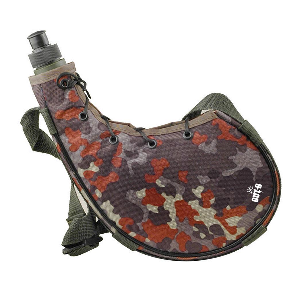 Бутылка для воды на открытом воздухе 800 мл, чайник для воды, спортивные бутылки с плечевым ремнем для пеших прогулок, альпинизма