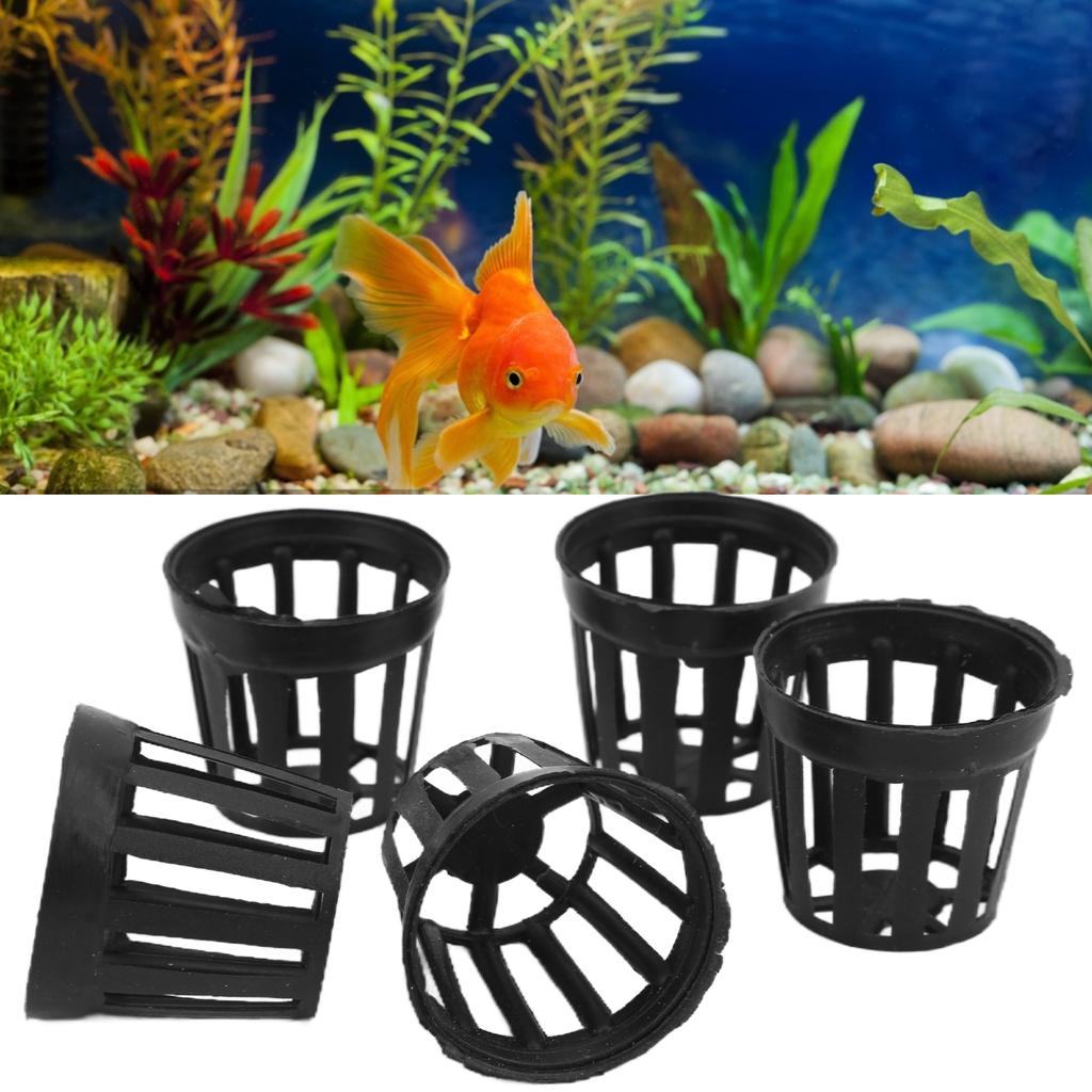 10pcs Net Cups Plastic Garden Fish Planting Basket for Planting