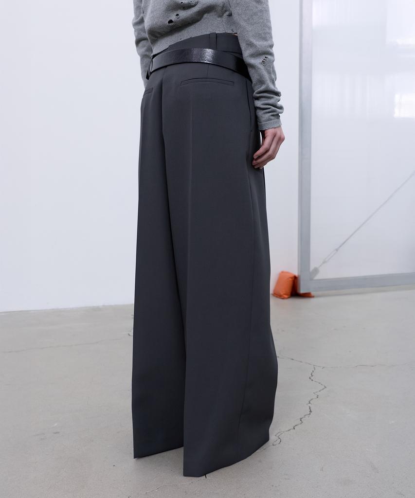 LCDC™ Back-Pleated Wide Pants (Grey)