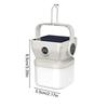 Portable Rechargeable LED Camping Light Outdoor Emergency Hanging Tent Solar Lamp Hiking Picnics Night Lighting Lantern