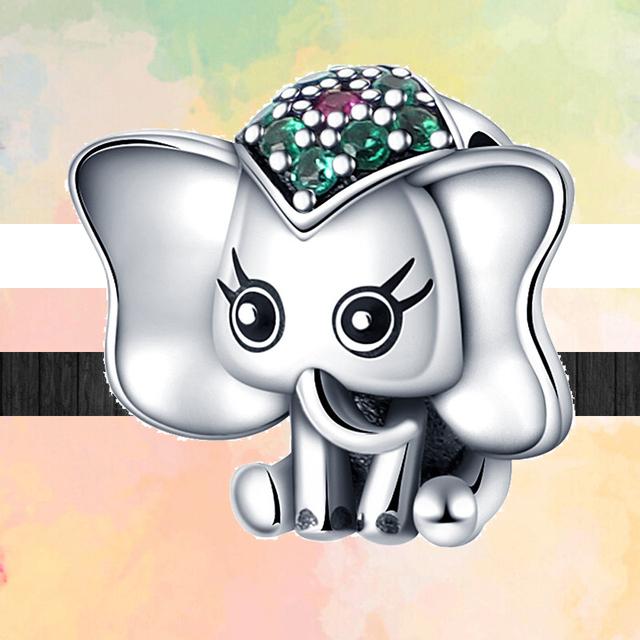 Новый стиль животных Lucky Cat Собака Панда Медведь Лев Змея Кролик Бусины «сделай сам» подходят оригинальные модные подвески Серебряный цвет Браслеты Ювелирные изделия