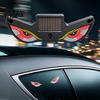 Подарок для автолюбителей Солнечные Демонические Глаза Светодиодный Свет, USB Беспроводные Анимированные Глаза Предупреждающие Огни Лобовое Стекло Модифицированное Украшение Салона и Задней Части Автомобиля