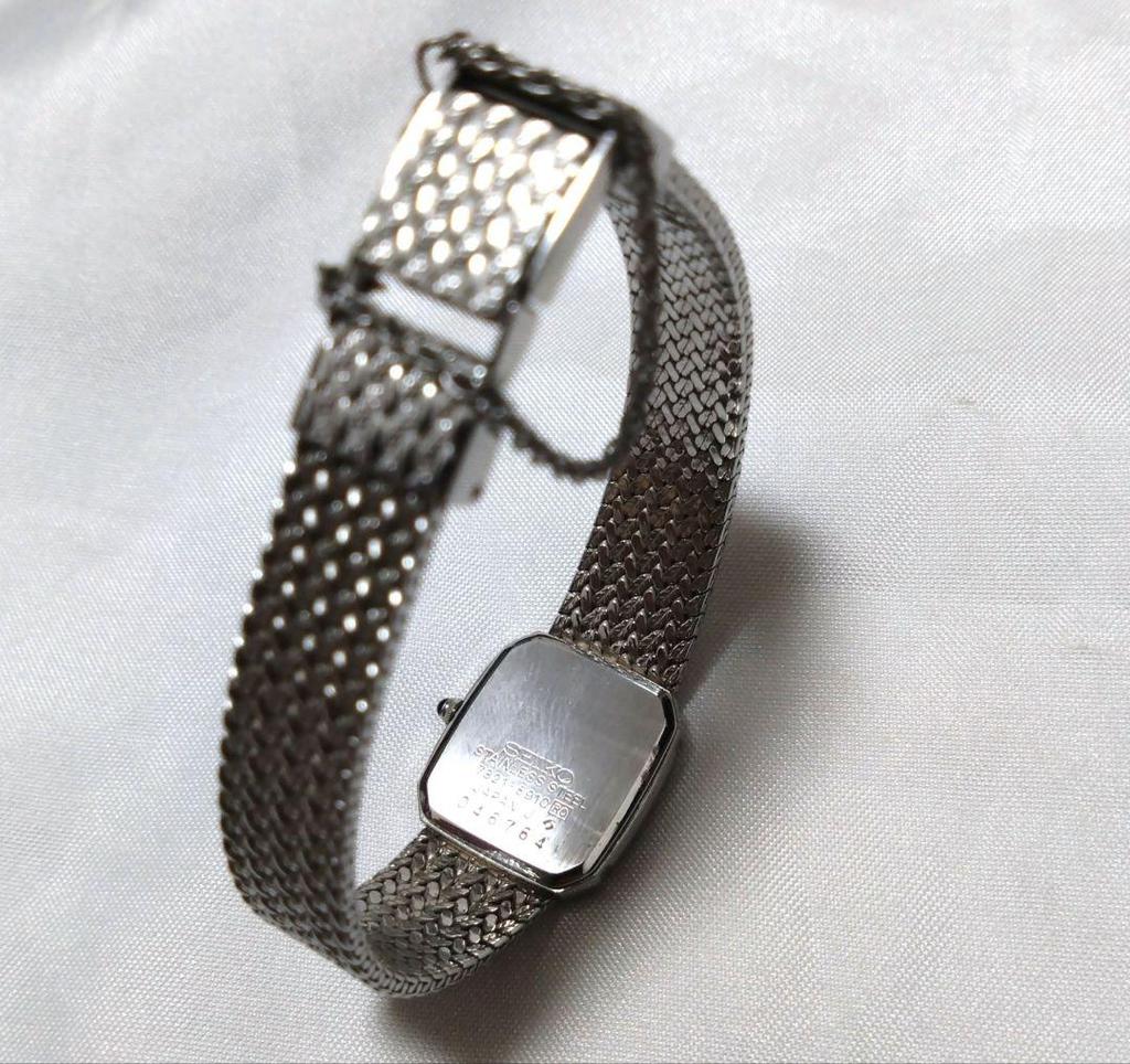 [USED] Extremely Rare SEIKO Exceline 2P Diamond Watch with Battery