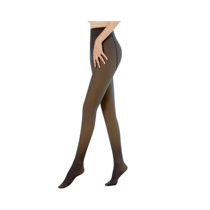 Collant Femme - Hiver - Translucide - Opaque - Thermique 200g Noir