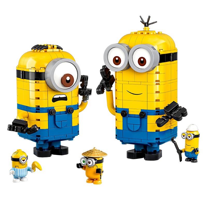 LEGO 75551 Миньоны из кубиков и их Логово Блочные Игрушки