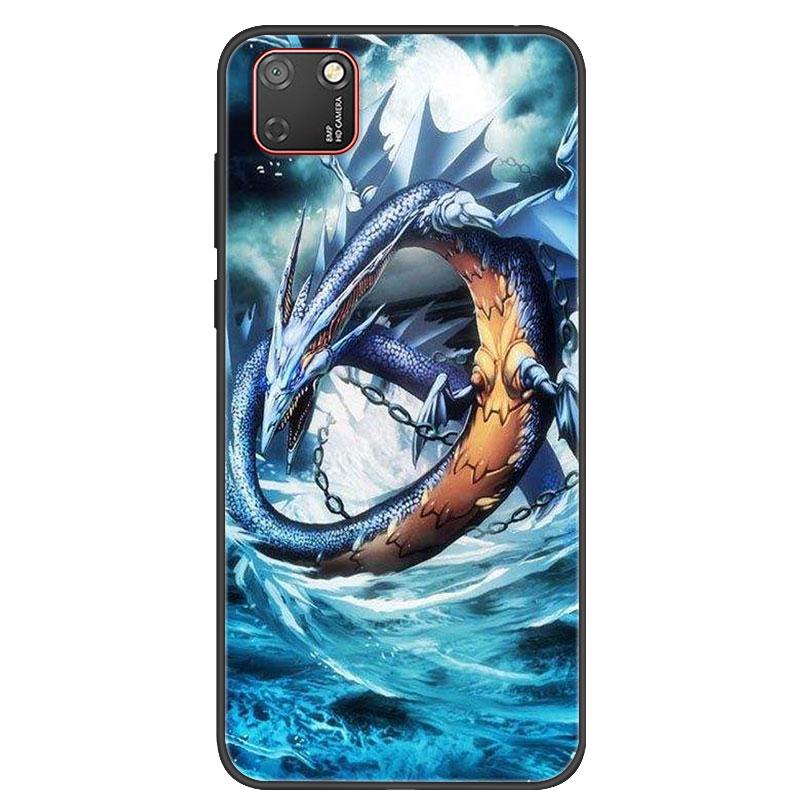 For Huawei Y5P Case Black Bumper Silicone TPU Soft Phone Cover For Huawei Y5P 2020 DRA-LX9 Y5 P Case Cartoon Fundas Y 5P