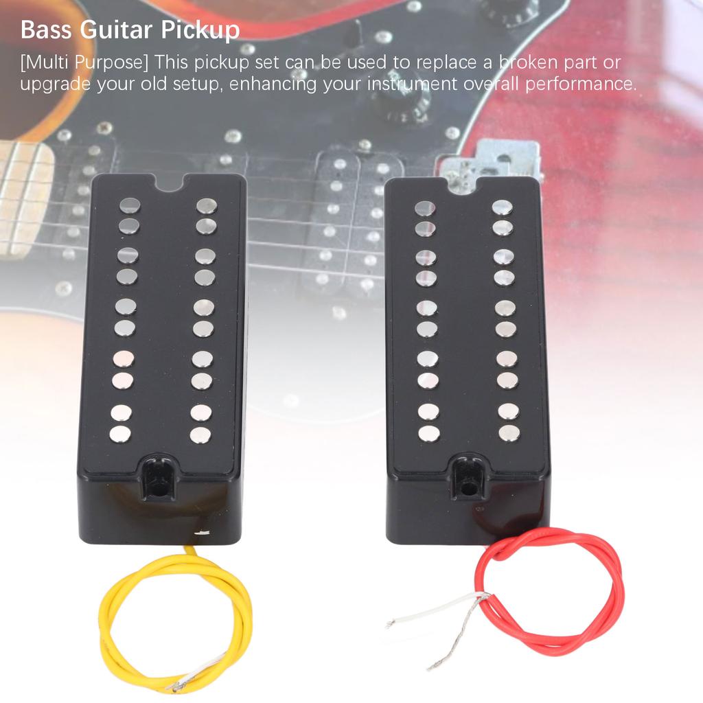 1 Set 5 String Bass Guitar Pickup Open Electric Bass Guitar Humbucker Pickup 5 String Coil Pickup Bass Guitar Pickup