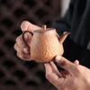 Raw Ore Rough Pottery Tea Pot, Handmade Tea Set, Single Pot, Small Tea Pot 190ml