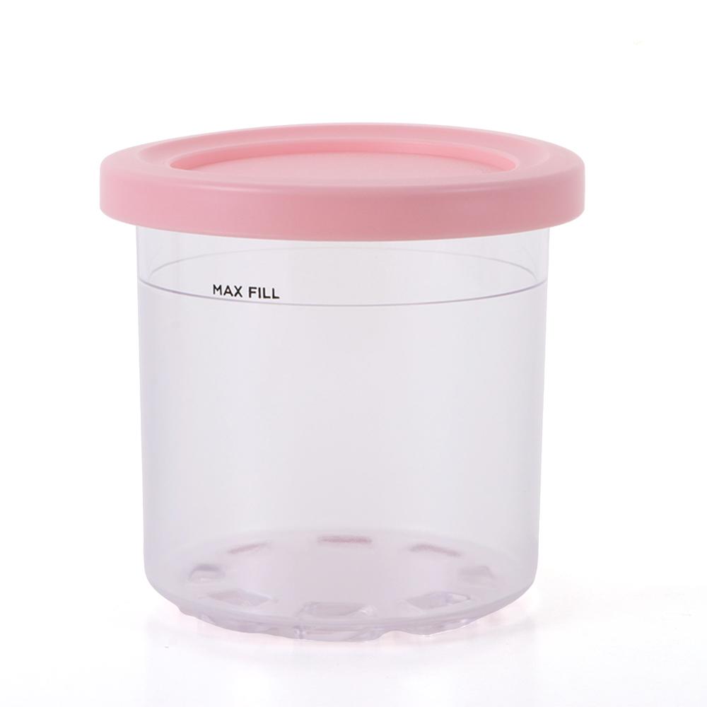 NC300 NC299AM Ice Cream Containers Storage Jars For Ninja Creami with Lids Ice Cream Pints Cup