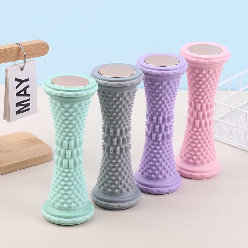 Foot Massager Roller Yoga Massage Ball Plantar Fascia Roller Muscle Relaxation Pain Relief Care Plastic Manual Foot Massager