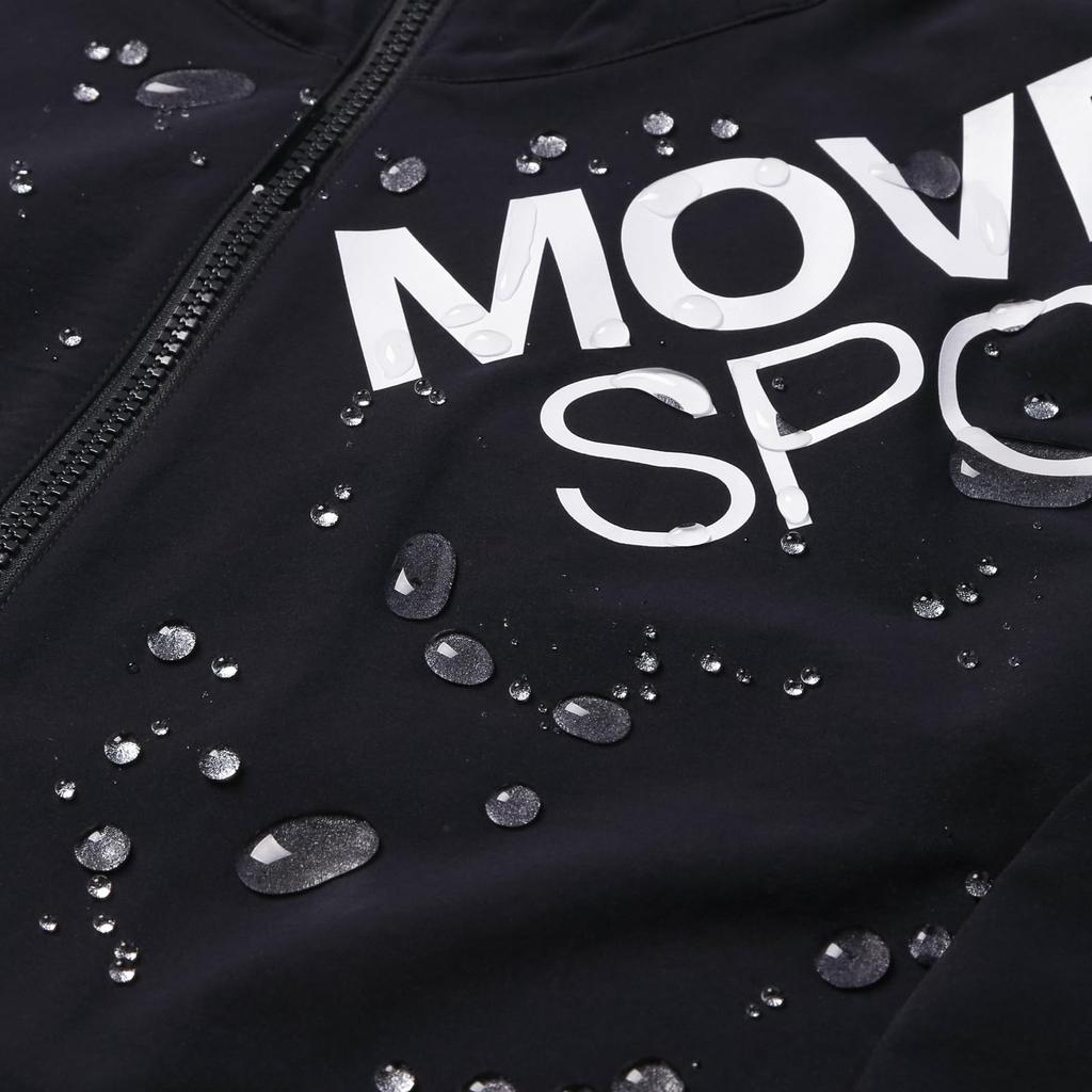 Толстовка с капюшоном Descente AIRY TRANSFER на молнии TOUGH 4WAY Stretch Water Repellent Training Running Navy 2L [Move Sports]