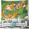 Green Plant Flower Tapestry Tropical Plant Series Hanging Landscape Flower Indoor Tapestry Room Decoration Aesthetics Bedroom