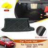 Коврик в багажник автомобиля для Toyota Yaris XP90 2007 90 Hatch 2006~2011 2010 Аксессуары Поддон для пола Ковер в багажник Автомобильный грязезащитный