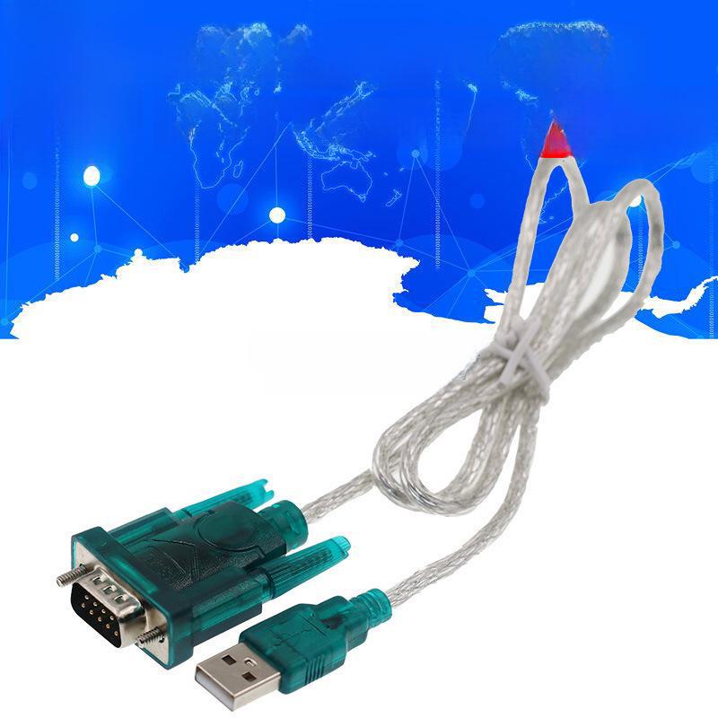 HL-340 USB To Serial RS232 Cable with 9-Pin Connector, Compatible with Windows 7 64-Bit