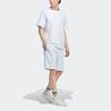 Adidas Мужские шорты Originals Three Stripes Color Block Straight Leg Casual Shorts Light-Blue HR5457