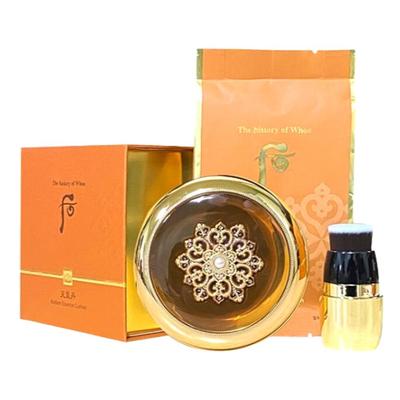 Cheongidan Radiant Essence Cushion 15г + Сменный блок 15г Корейский травяной осветляющий антивозрастной кушон K-Beauty (Оттенок 21/23)