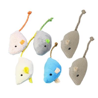 YBGGJO Игрушки для кошек и мышей, Набор из 6 штук, Плюшевые игрушки для питомцев, Игрушки для жевания, Лакомства для кошек, Снятие стресса, Упражнения, Товары для питомцев (К)