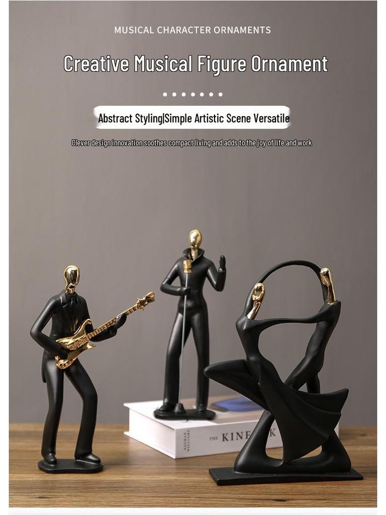 Elegant Figure Ornament: Light Luxury and Personality for Entrance, TV Cabinet, Wine Cabinet, or Study Decor