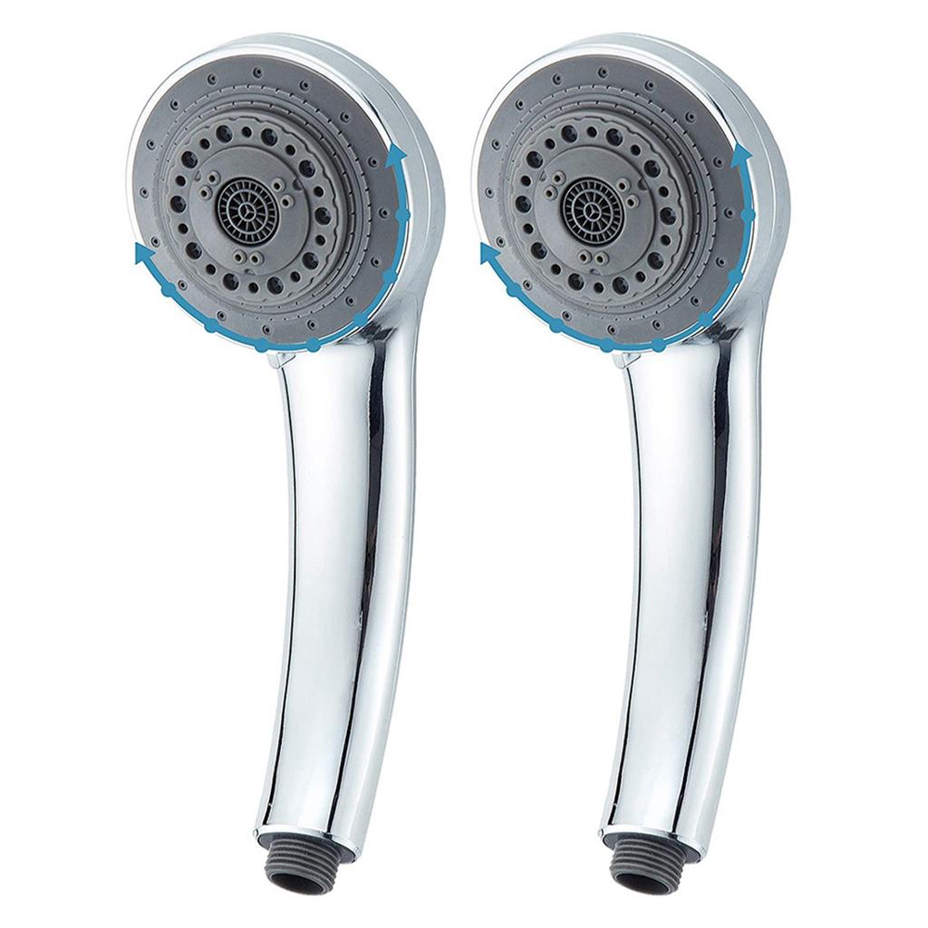 ABBY-2X Shower Head,High Pressure Shower Heads, Universal Adjustable Power Hand Shower, Suitable For Bathroom, Hotel, Gym