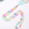 Yilian 120cm Colorful Acrylic Crossbody Mobile Phone Case with Anti-Fall, Anti-Lost Jewelry Pendant Shoulder Strap
