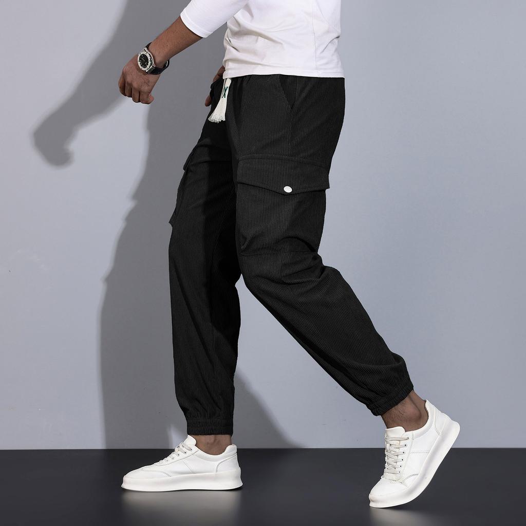 Casual Sports Pants Men's Loose Long Panel Fitness Running Training Pants