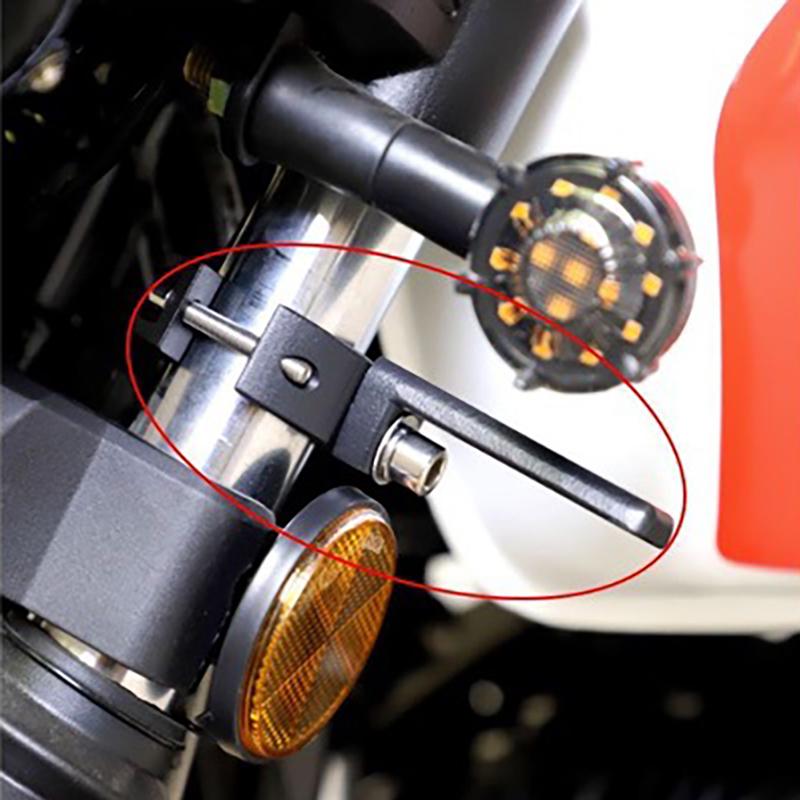 Кронштейн-удлинитель для мотоцикла, кронштейн для крепления внешнего фиксированного фонаря, удлинитель освещения, кронштейн для руля вилки, регулируемый 20 мм-36 мм