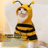 Breathable Cat Dog Clothes Winter Warm Bee Cosplay Costume  Pet Supplies
