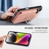 Premium Horizontal Flip Phone Case with RFID Blocking for iPhone 16 Pro Max 16e 15 14 Plus 13 Pro 12 11 XS 360° Rotatable Ring Kickstand Wallet Case