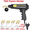 Hot Staplers 70W Plastics Welder Machine Car Tool PVC Welding Gun Soldering Iron For Plastic Auto Bumper Repair Kit for Workshop