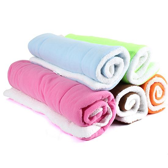 Моющийся теплый пушистый флисовый коврик для собак, кошек, щенков, коврик для питомника, клетка, подушка для домашних животных