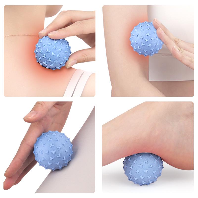 Soft Elastic Triangle Fascia Massage Ball for Legs and Yoga Fitness