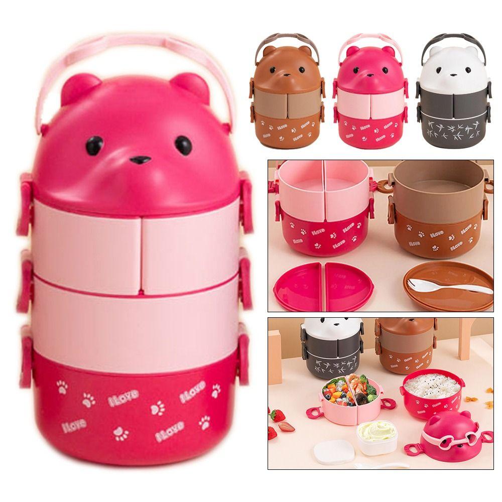 1Pcs Stackable Thermal Bento Box Children Food Storage Container New Lunch Box