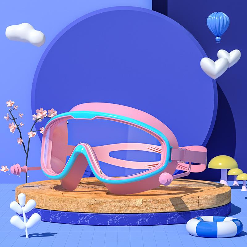 Детские очки для плавания с большой стеклянной линзой для детей, мальчиков и девочек, большие очки для плавания, детские очки для плавания, детские очки для плавания, детские очки для плавания