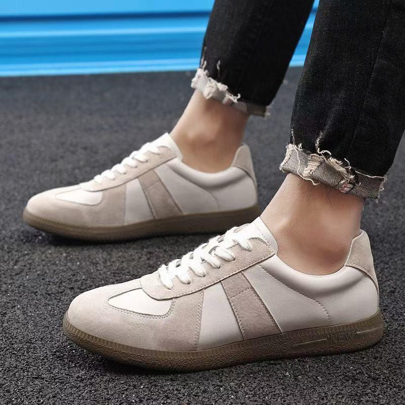 Autumn round head German training shoes breathable and light couple sports casual shoes single low top classic
